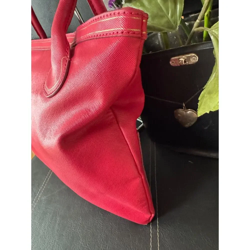 MARC JACOBS FUSCHIA PINK LEATHER TOTE (300